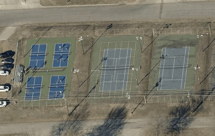 Culbertson Park pickleball courts