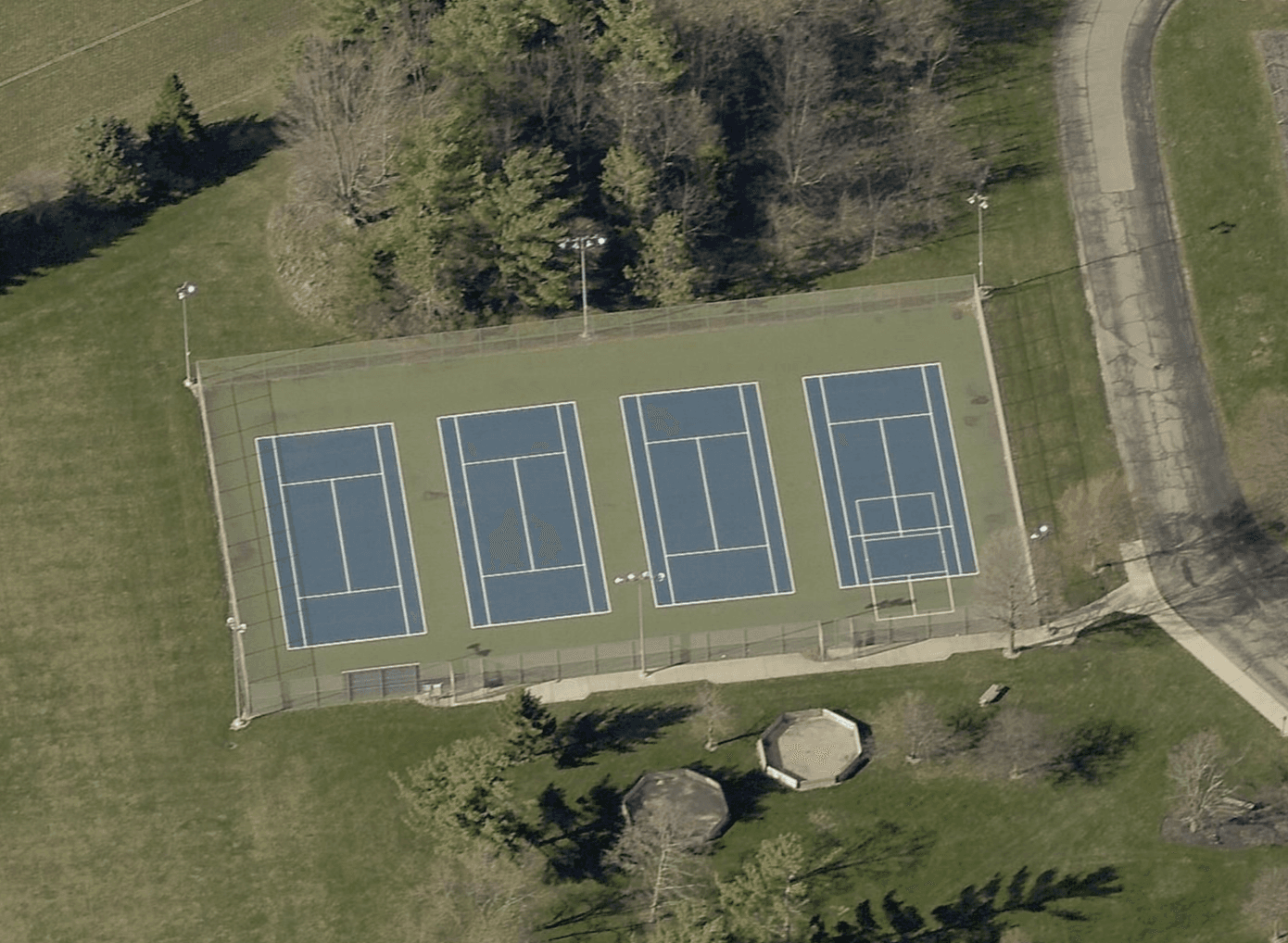 Blissfield Middle School pickleball courts