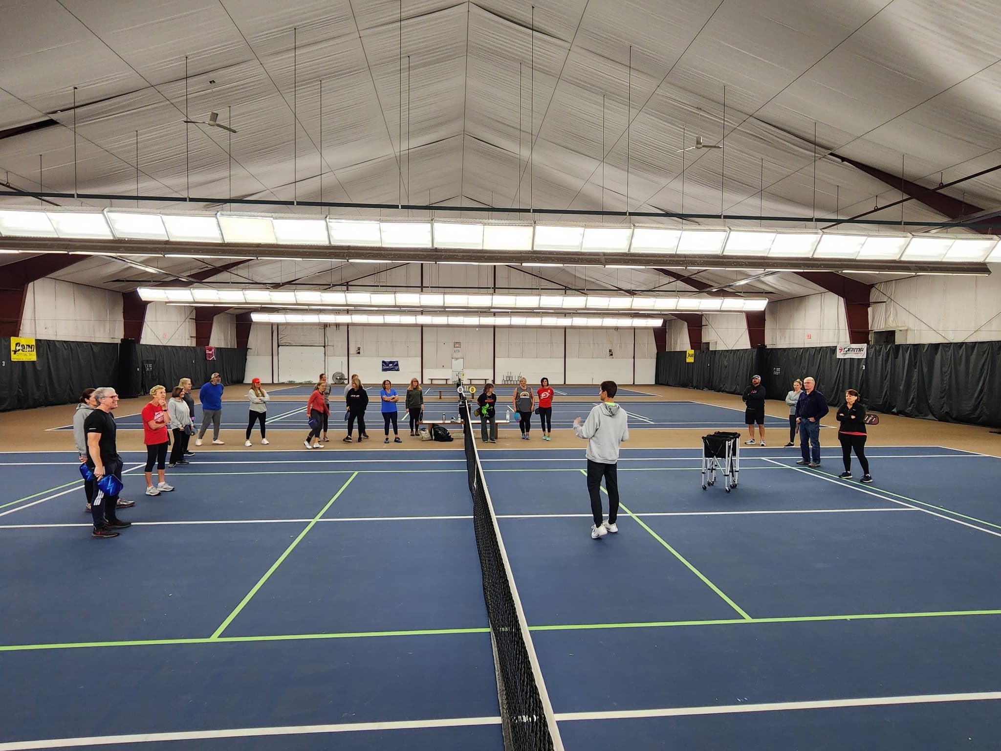 Monroe Family YMCA pickleball courts