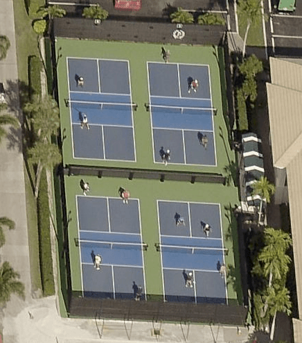 The Polo Club pickleball courts