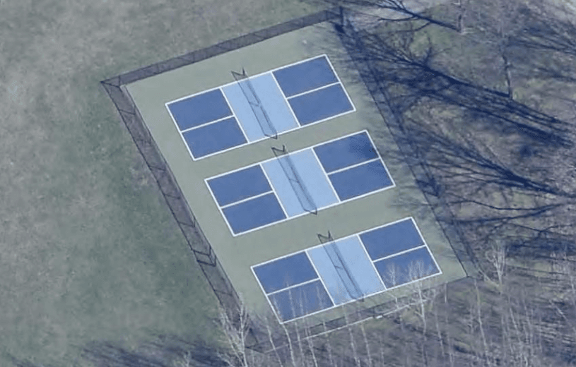 Hudson River Park pickleball courts