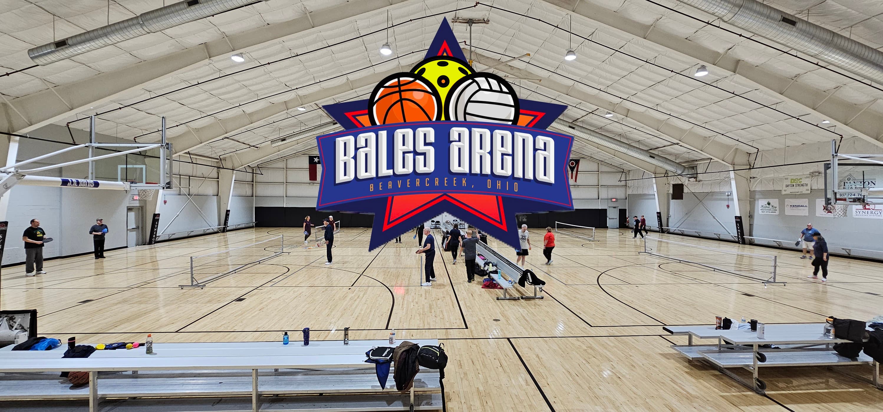 Bales Arena pickleball courts