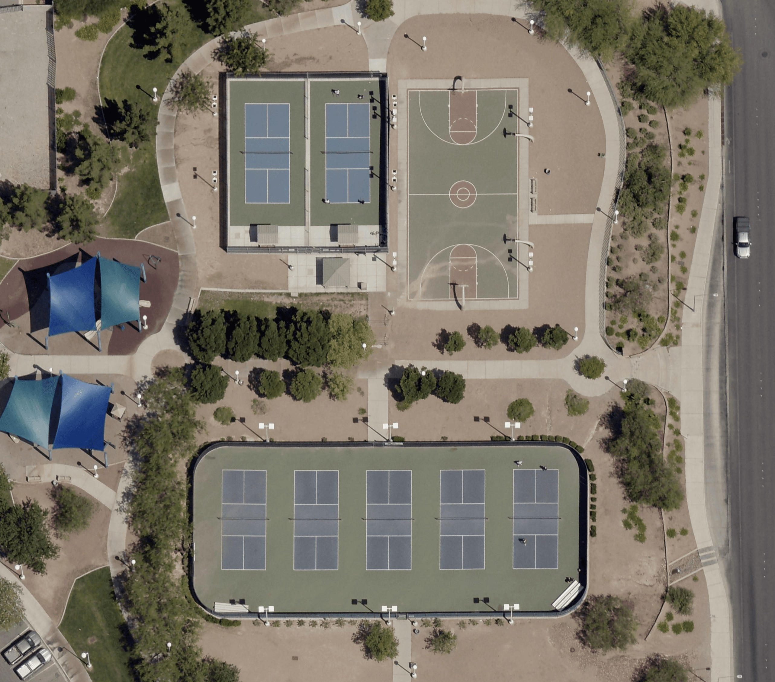 Saddlebrook Park pickleball courts