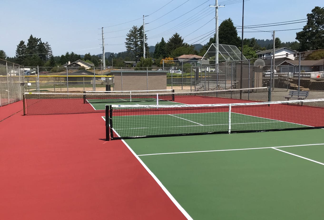 Bud Cross Park pickleball courts