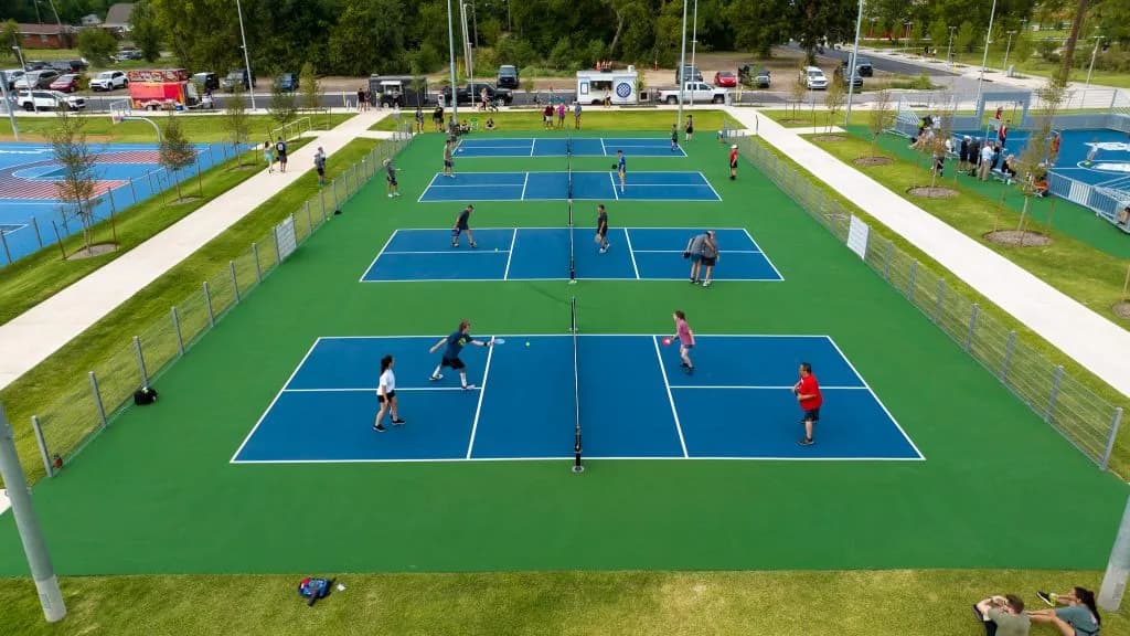 Scissortail Park pickleball courts
