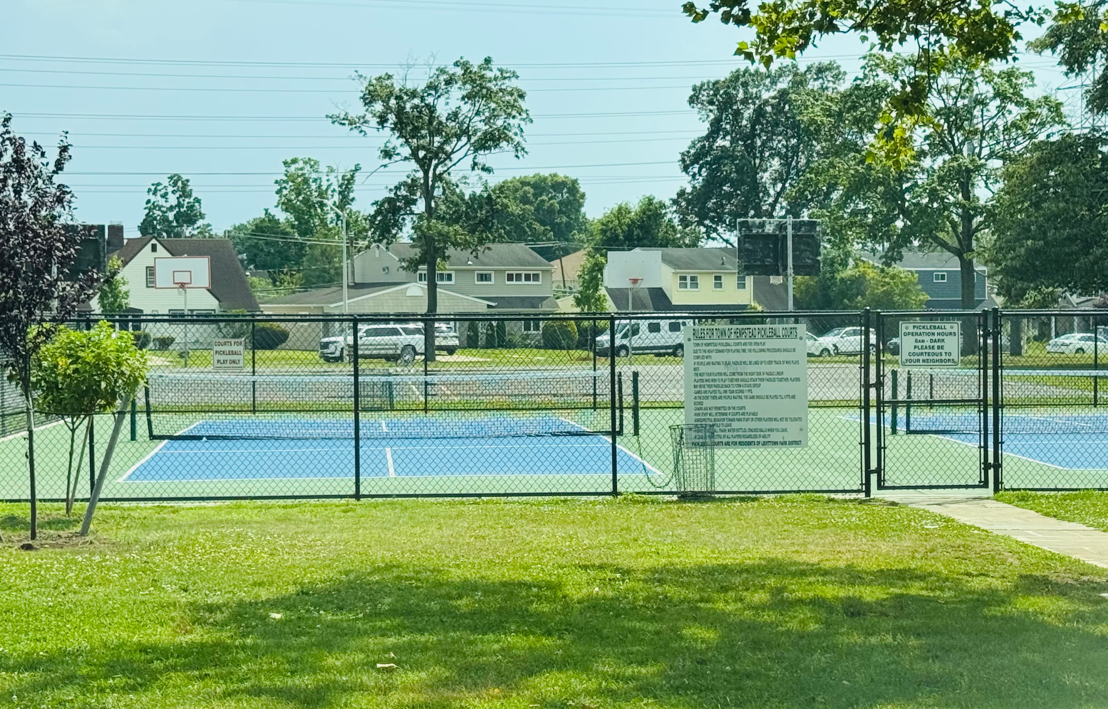 East Village Green Park pickleball courts