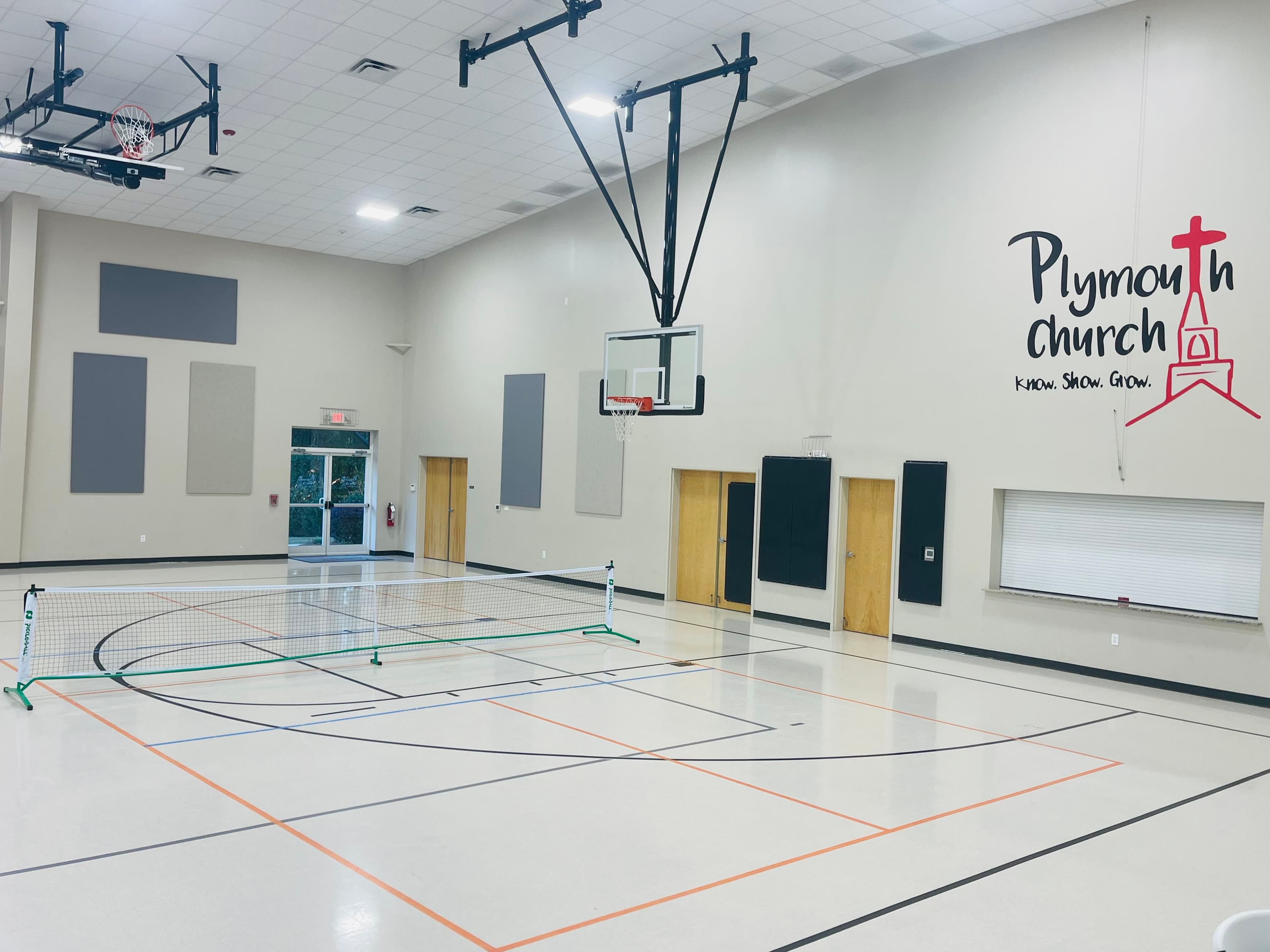 Plymouth Church pickleball courts