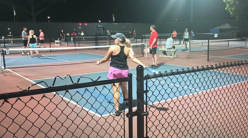 Stephen Avenue Park pickleball courts