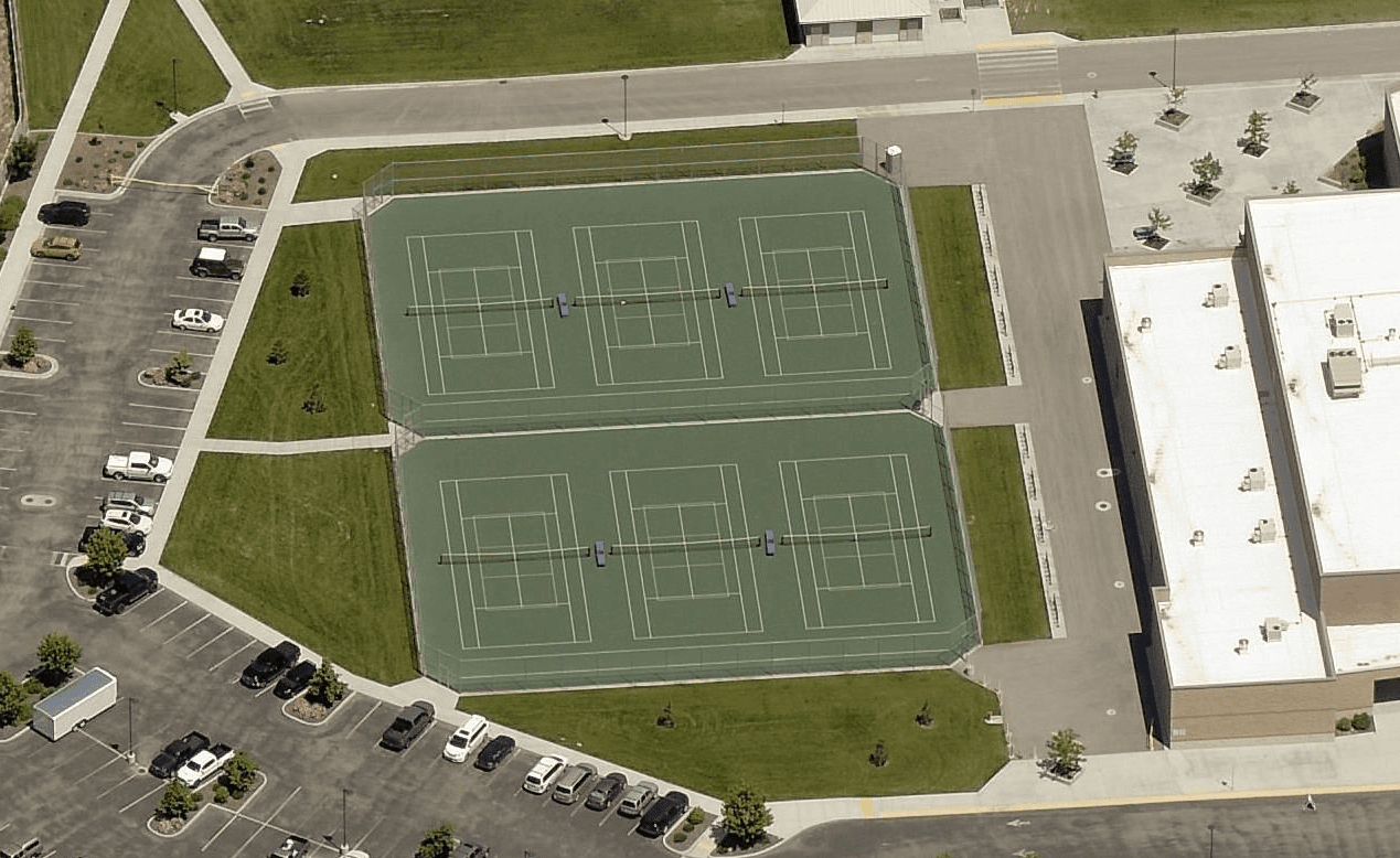 Victory Middle School pickleball courts