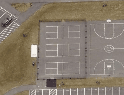 Hopewell park pickleball courts