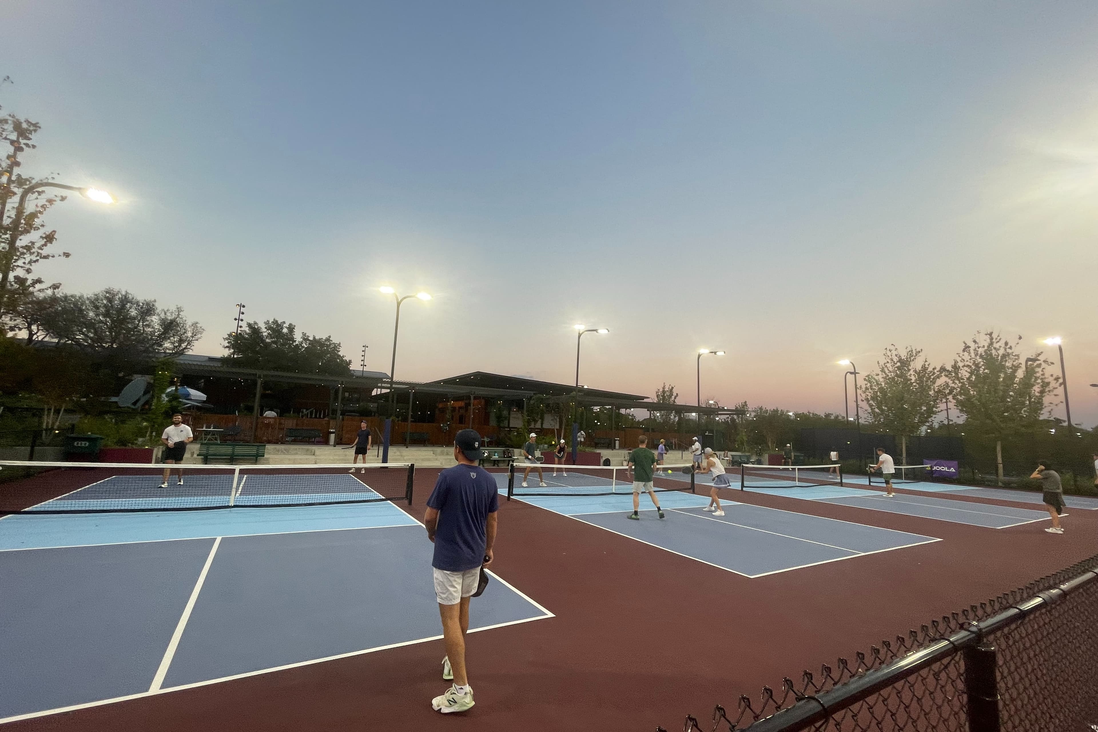 Banner House at TBarM pickleball courts