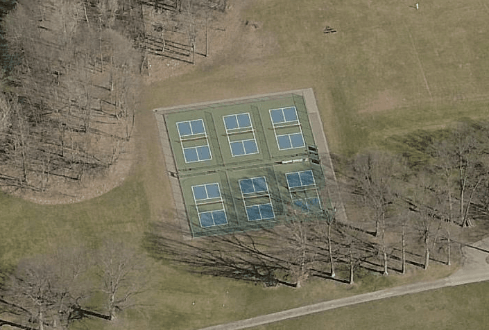 Buhl Park pickleball courts