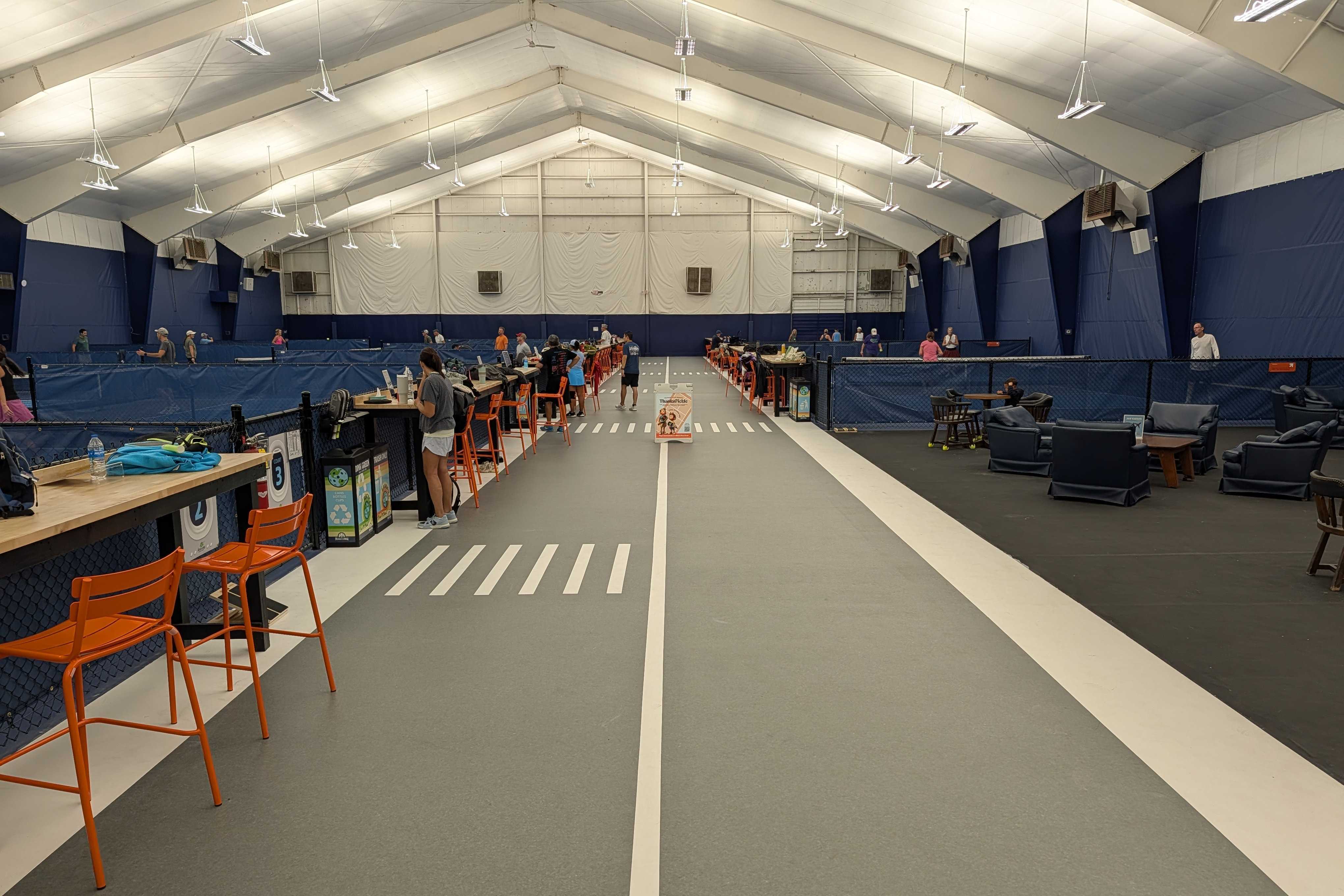 The Pickle Lodge at Lunken Landing pickleball courts