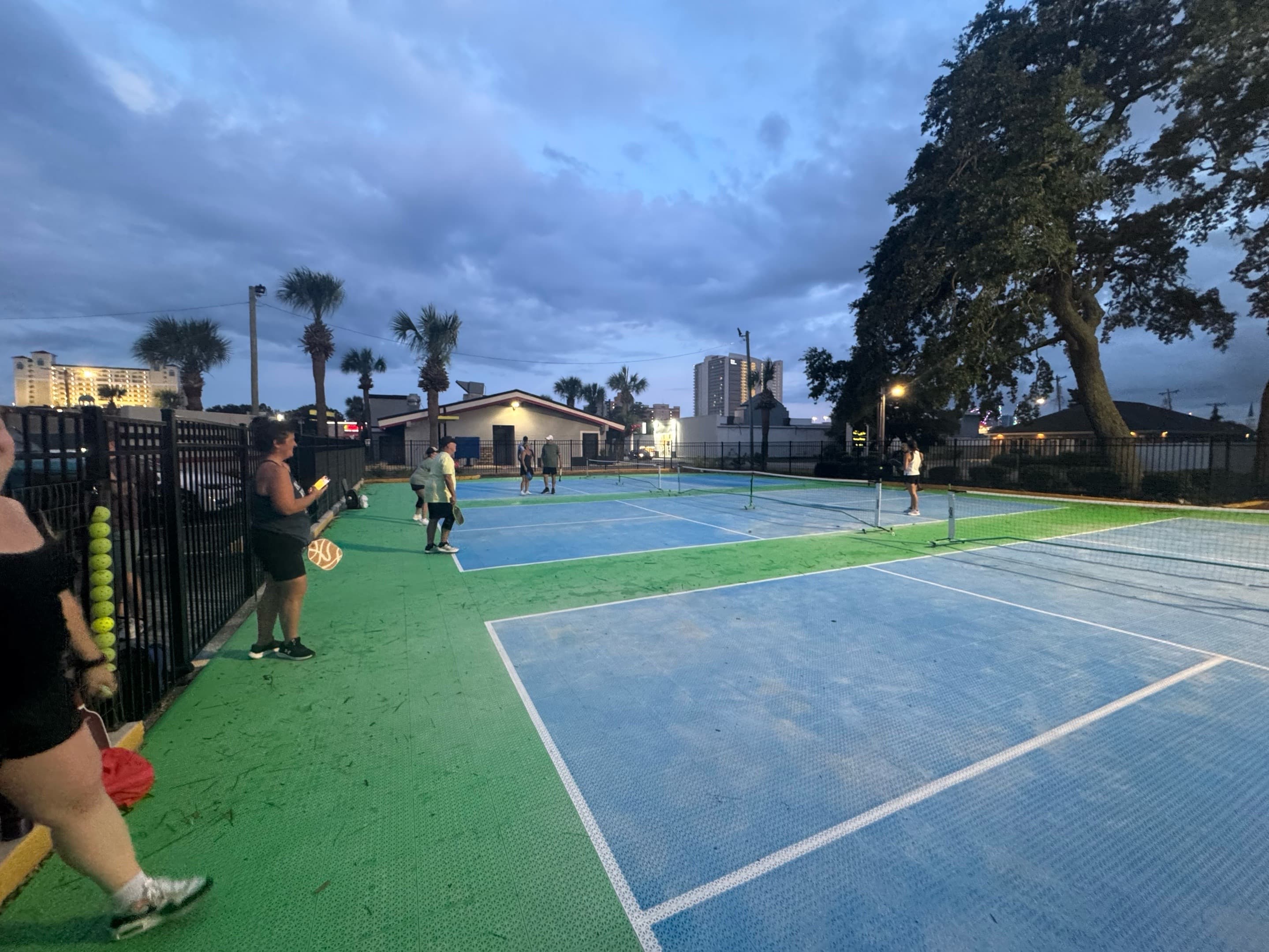Bistro B pickleball courts