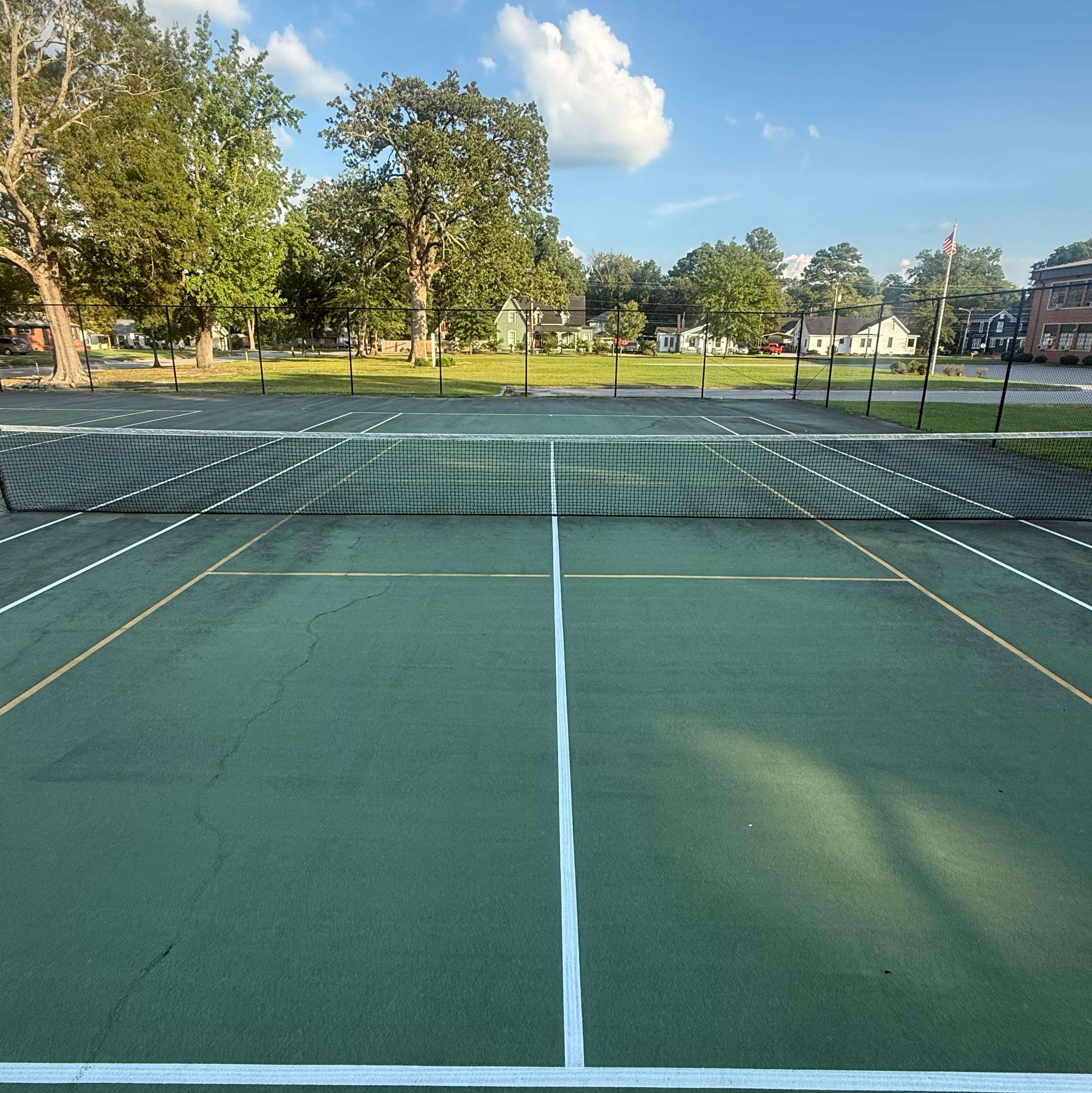 Edgecombe County Public Schools Family Resource Center pickleball courts