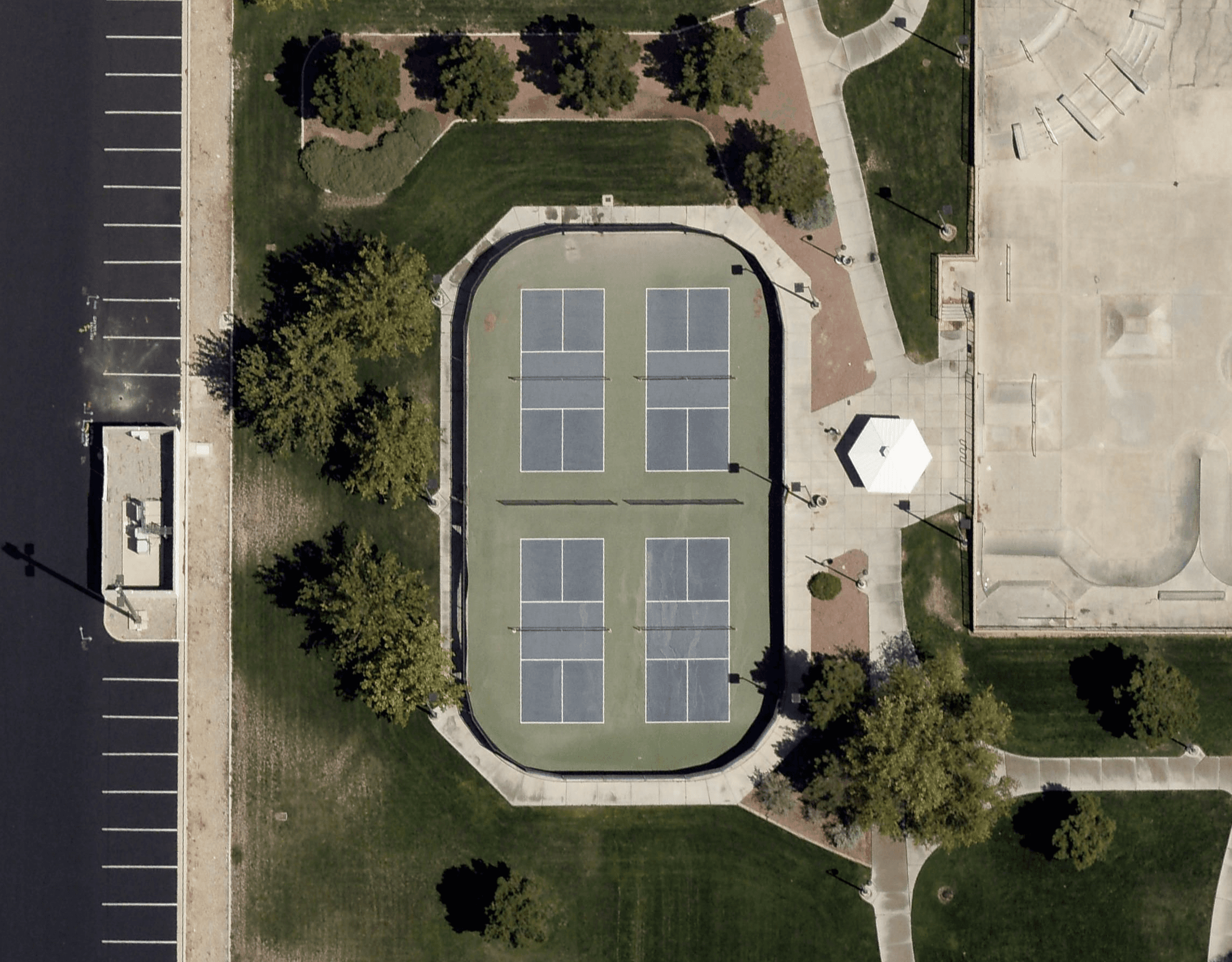 Police Memorial Park pickleball courts
