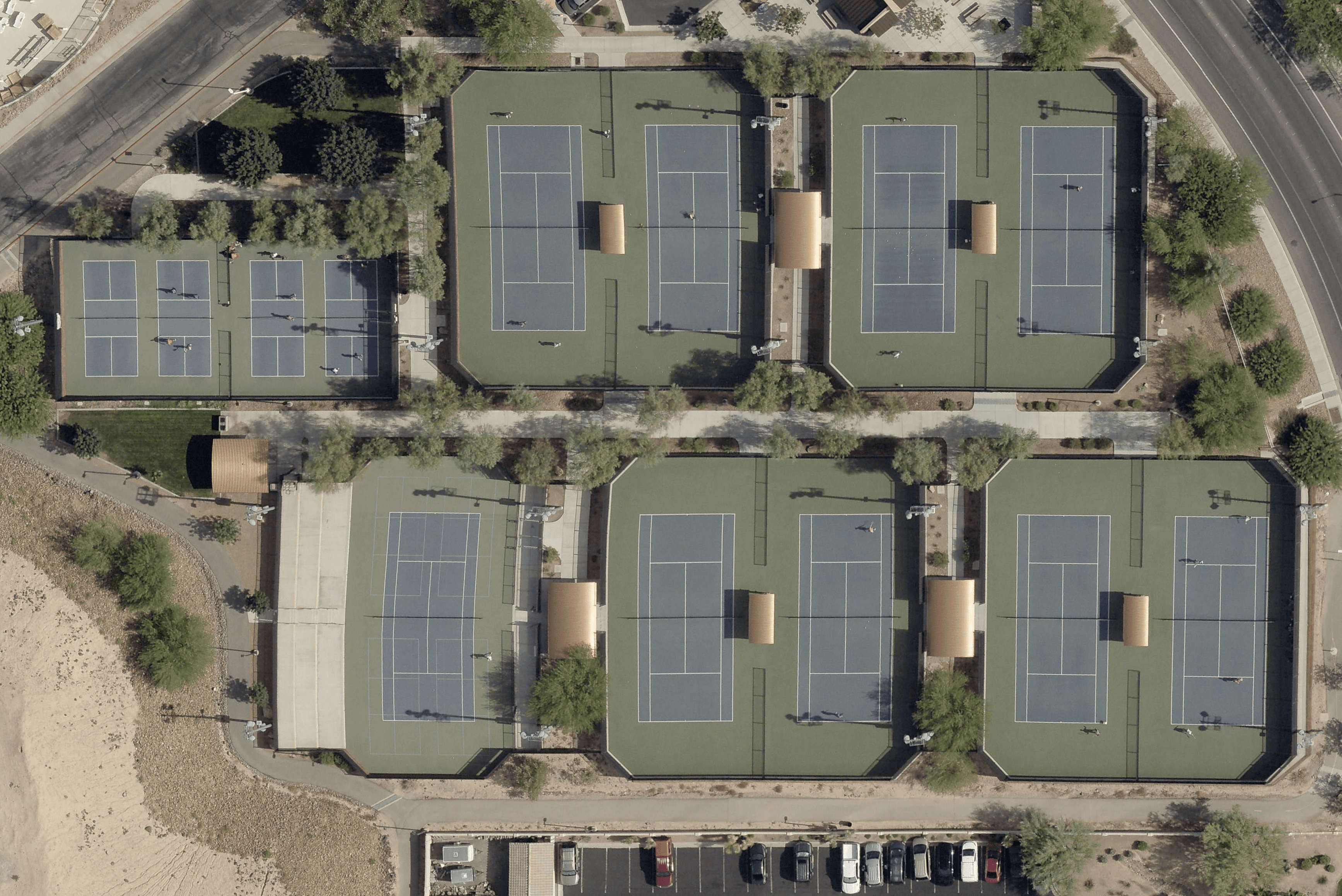 Whitney Mesa Tennis Complex pickleball courts