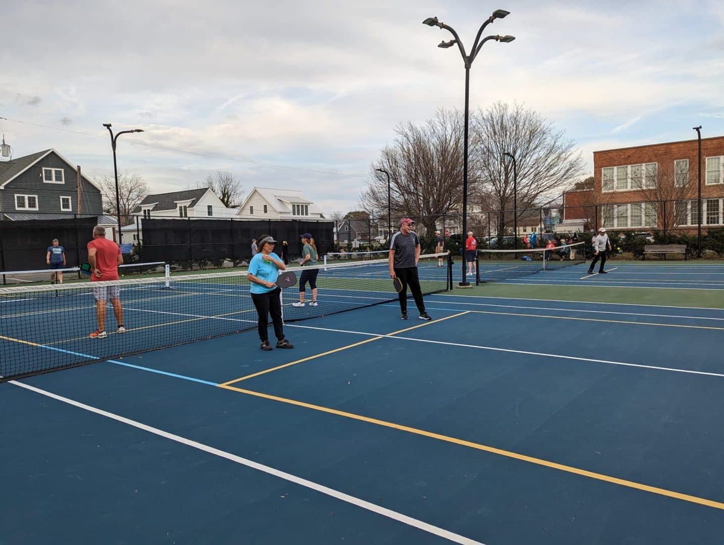 Cape Charles Town Courts pickleball courts