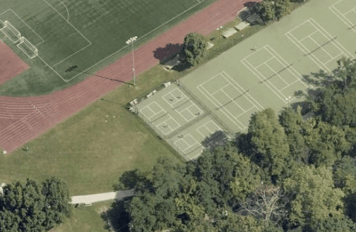 Schenley Oval Sportsplex pickleball courts