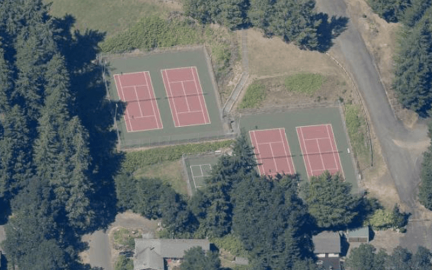 Stevenson High School pickleball courts
