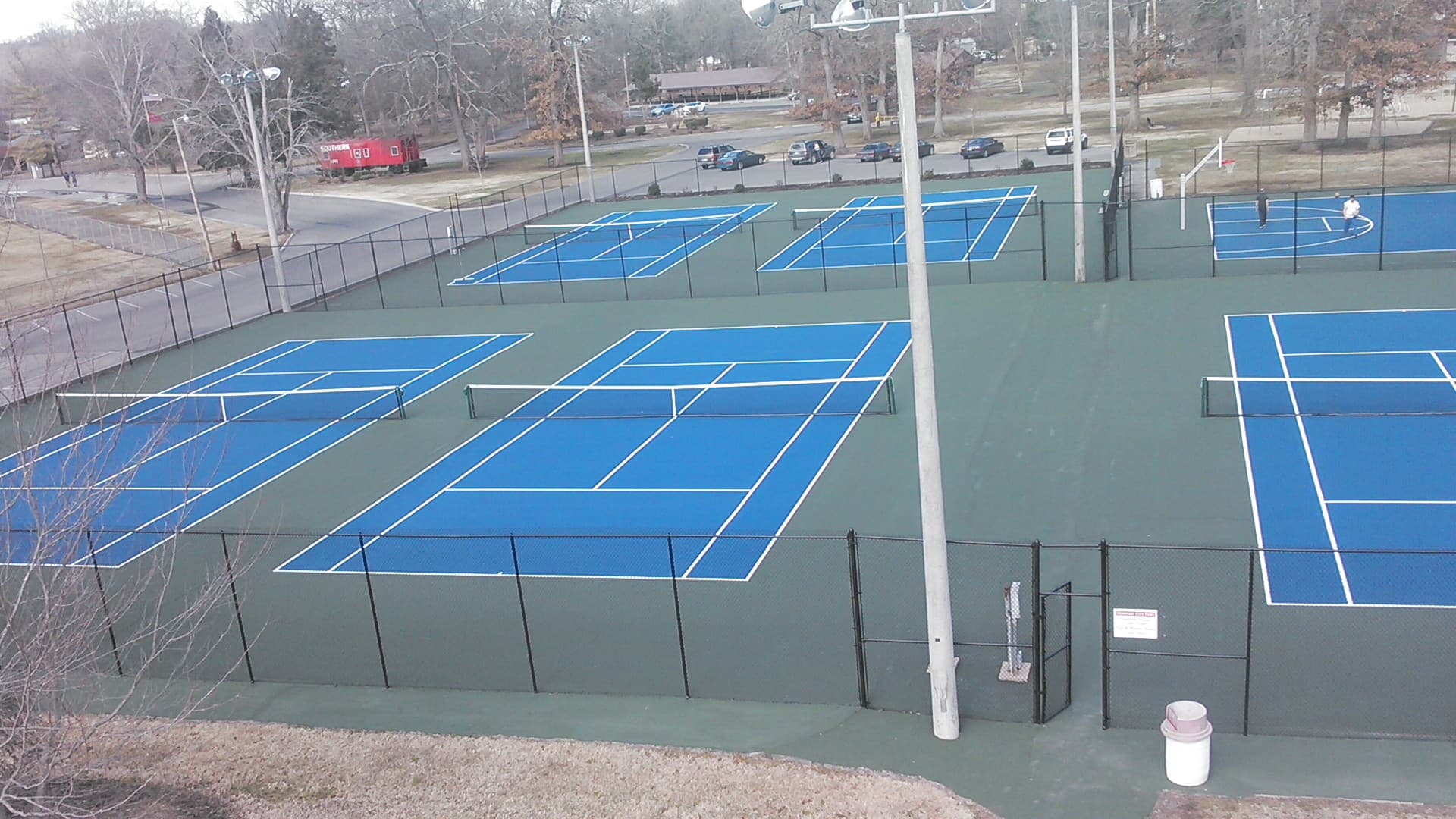 Newport City Park pickleball courts