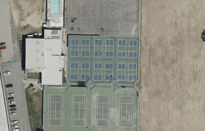 Los Banos Fitness and Racquet Club pickleball courts