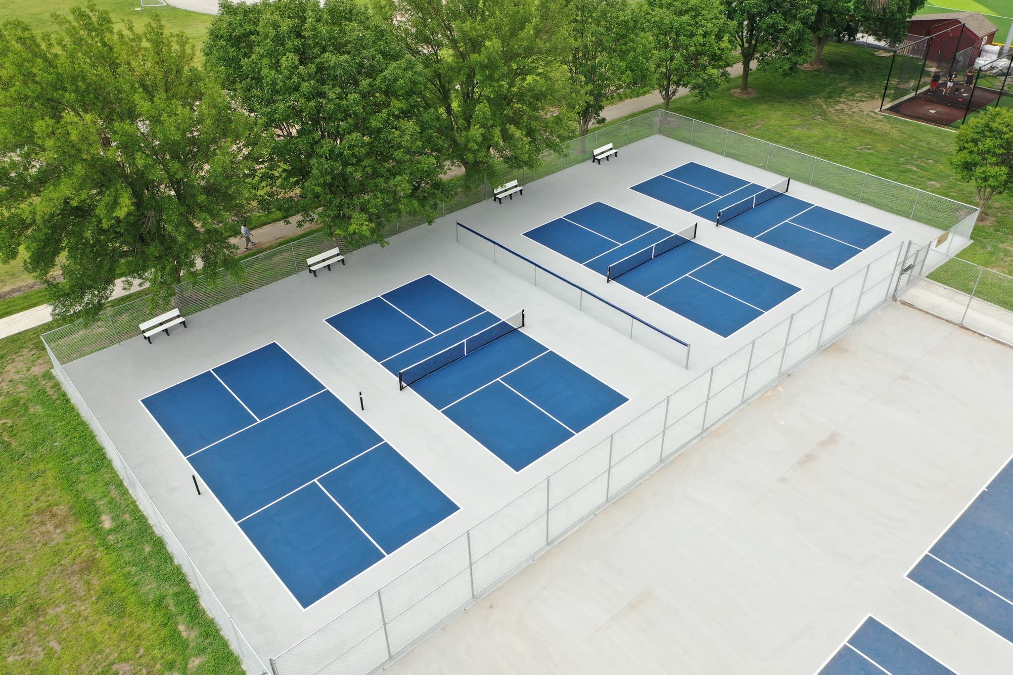 Halleck Park pickleball courts
