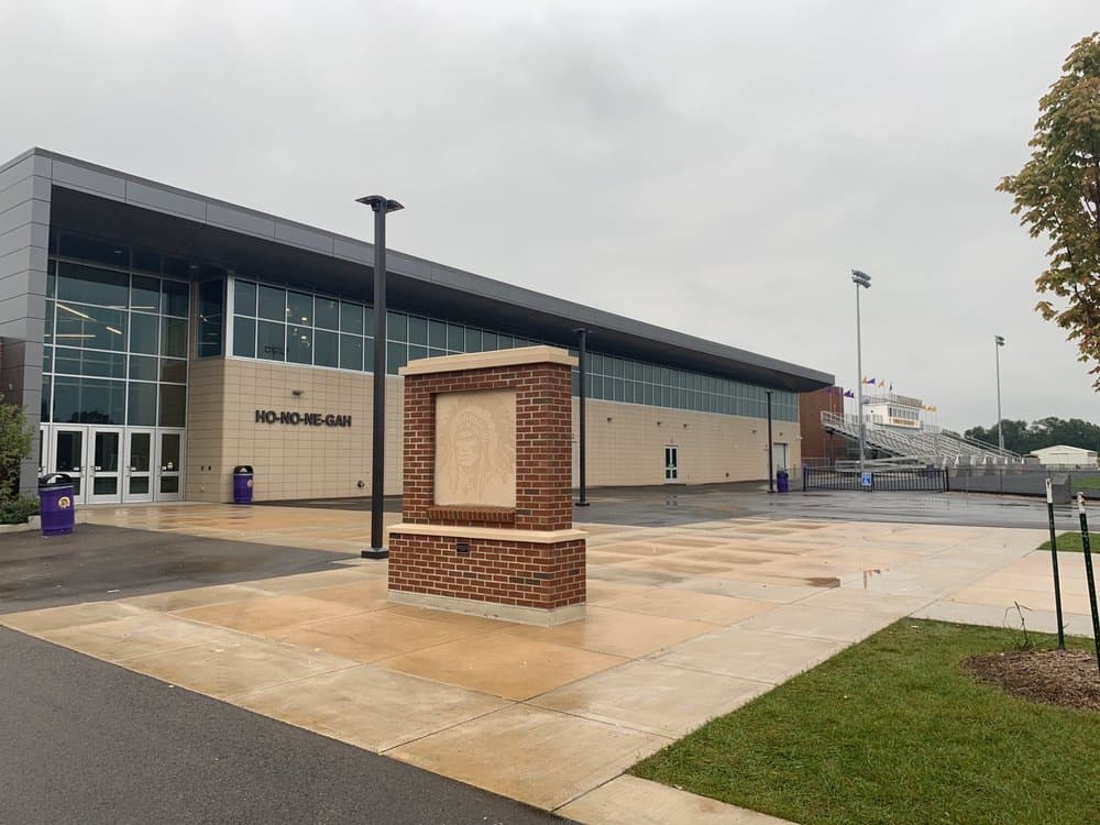 Hononegah High School pickleball courts