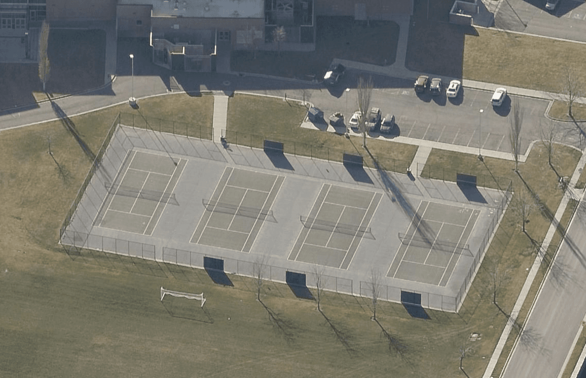 Alpine Timberline Middle School pickleball courts