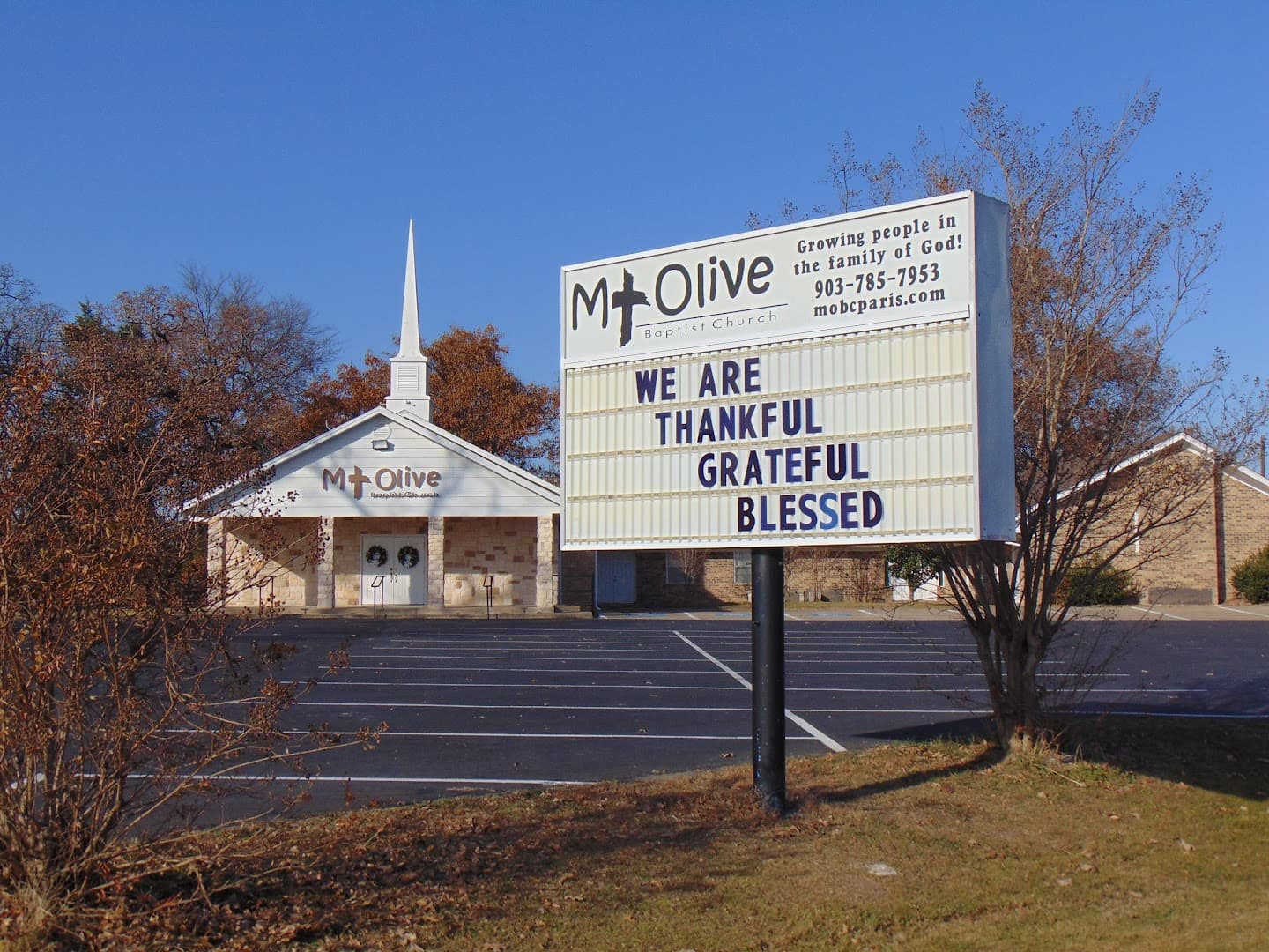 Mt. Olive Baptist Church pickleball courts
