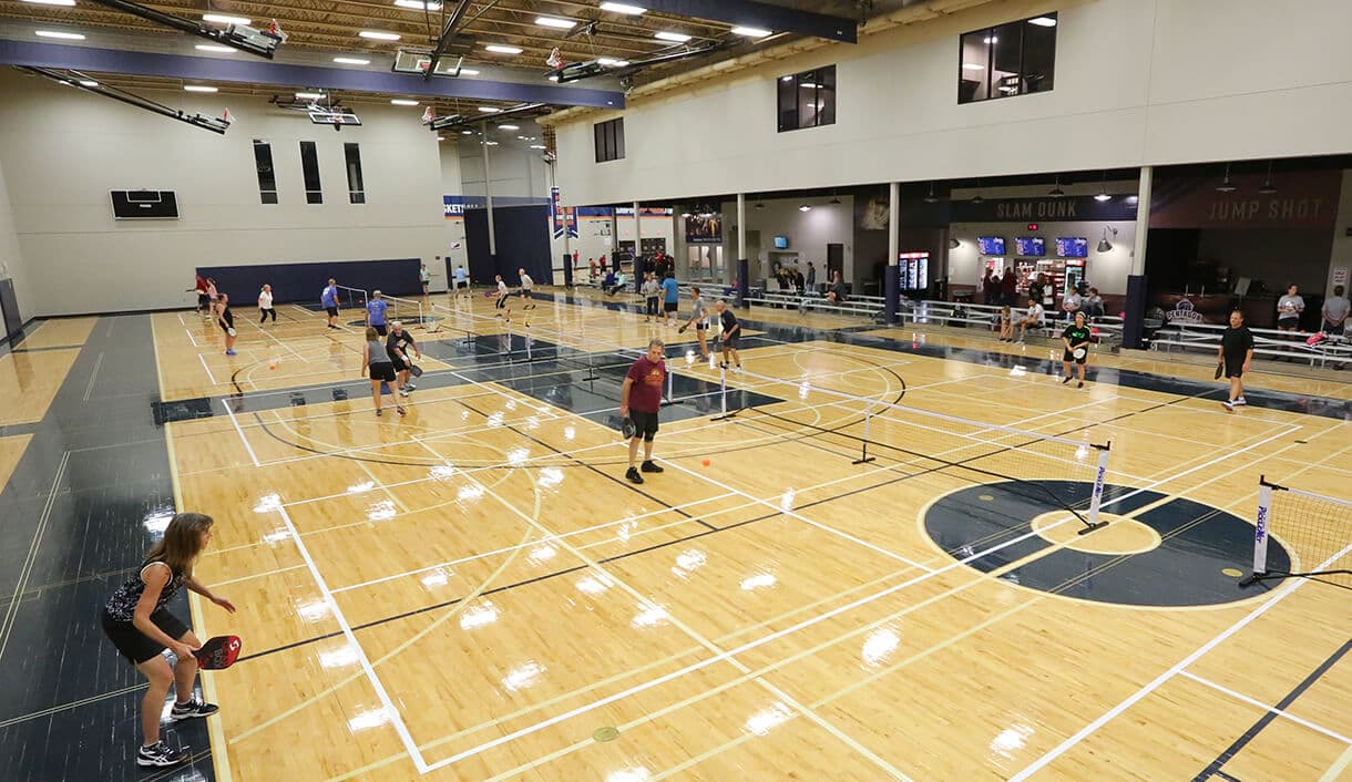 Sanford Wellness Center on Oxbow pickleball courts