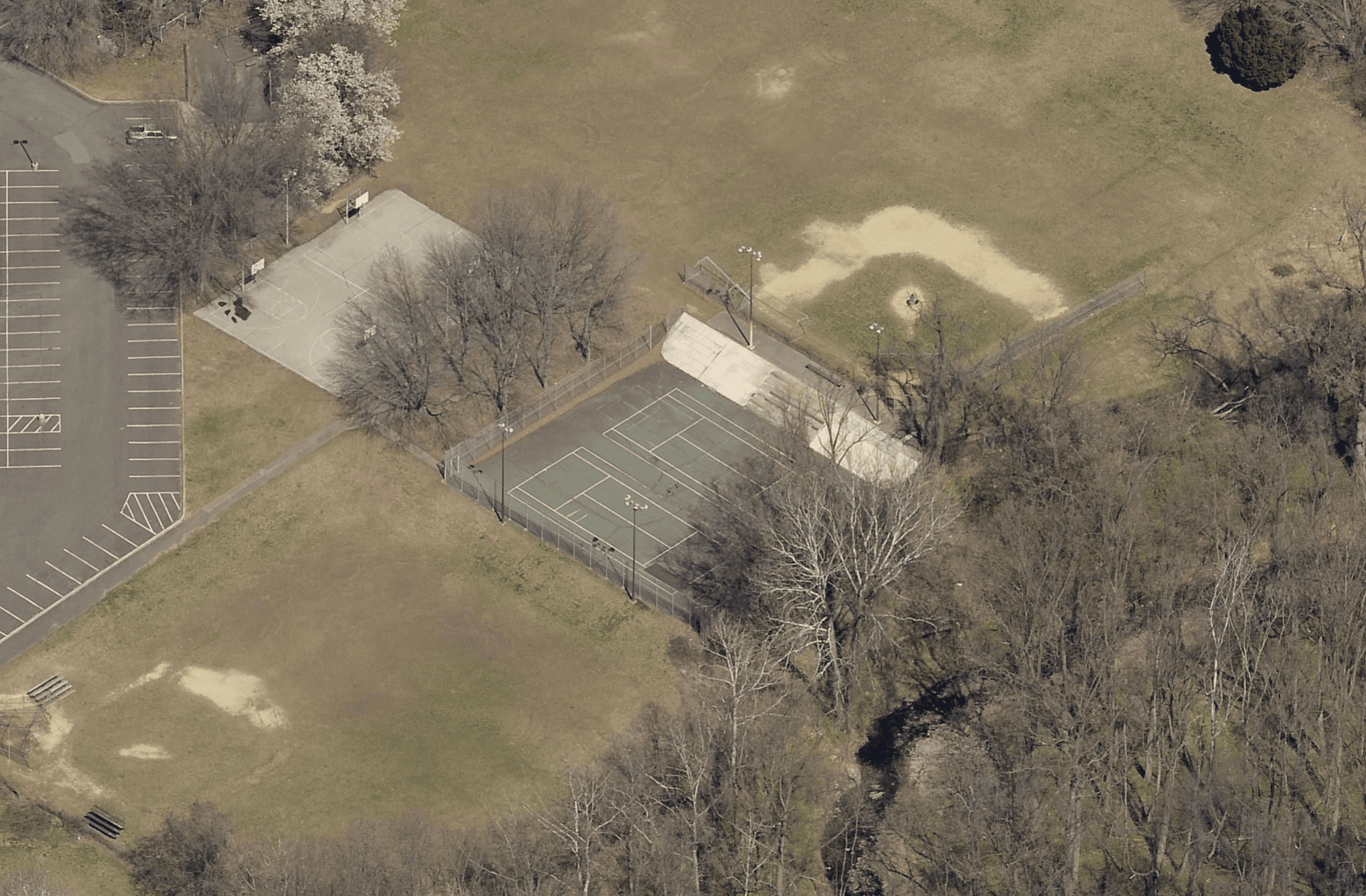 C.C.A. Baldi Middle School pickleball courts