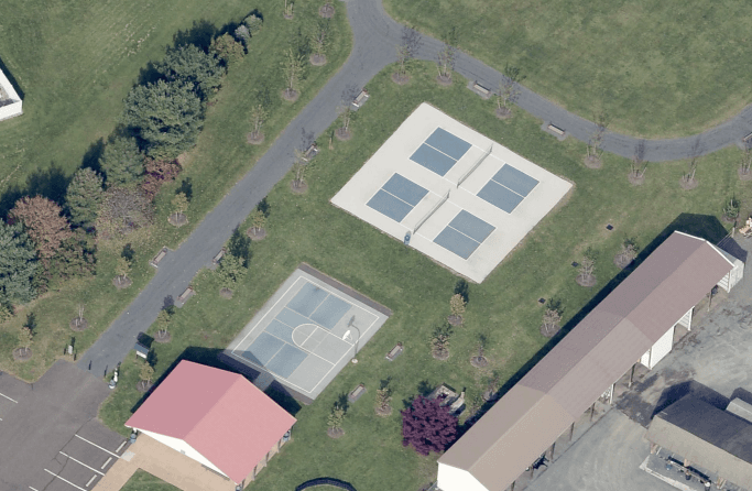 Ellis Woods Park pickleball courts