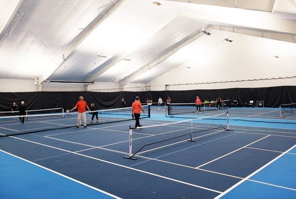 Apple Athletic Club pickleball courts