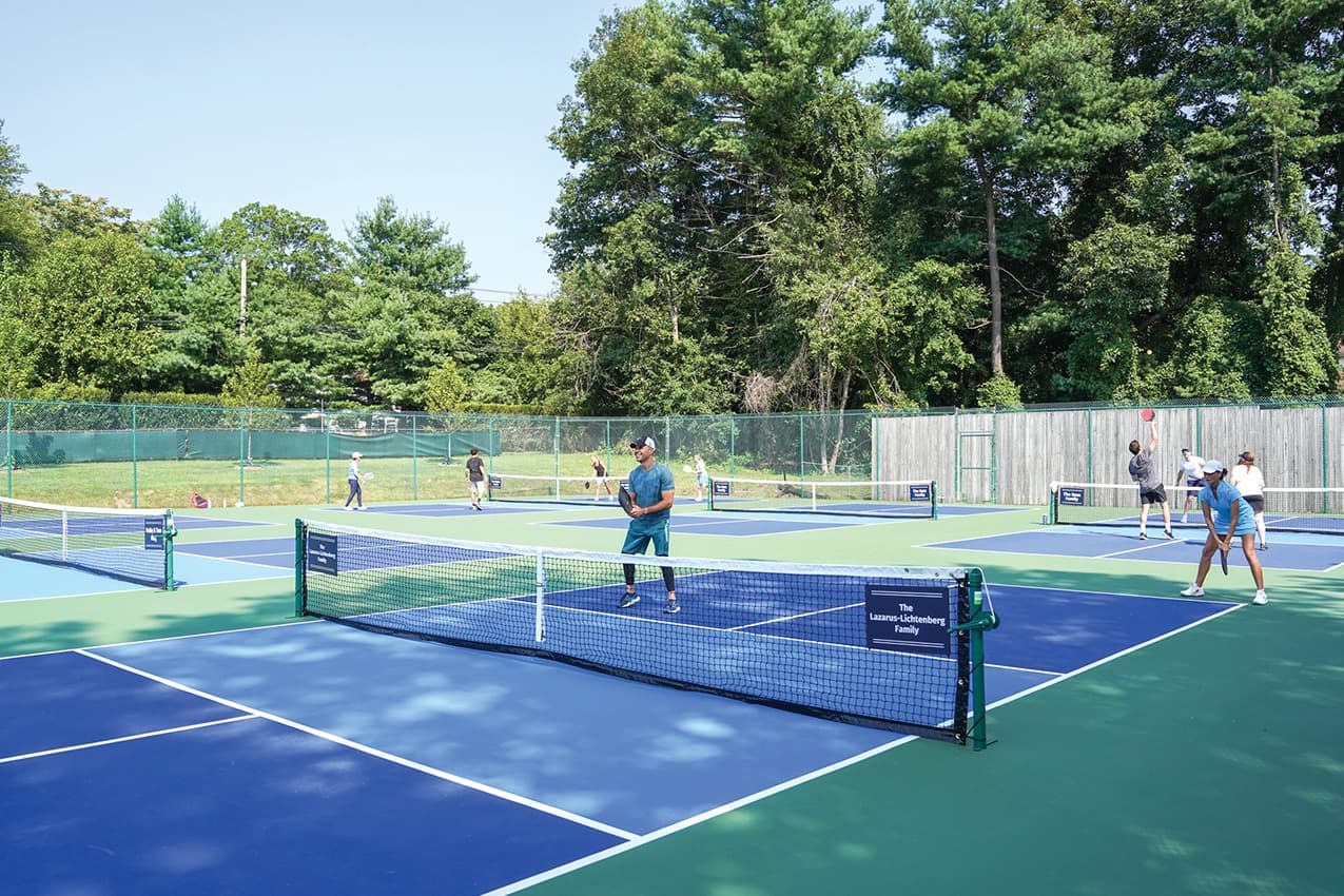 Stamford JCC pickleball courts