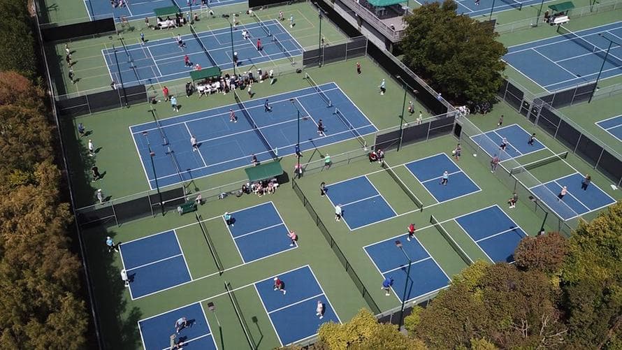 Almaden Valley Athletic Club pickleball courts