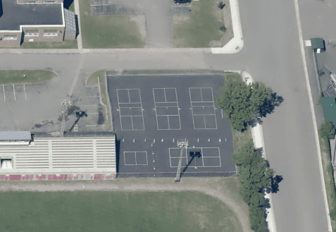 Ely Memorial High School pickleball courts