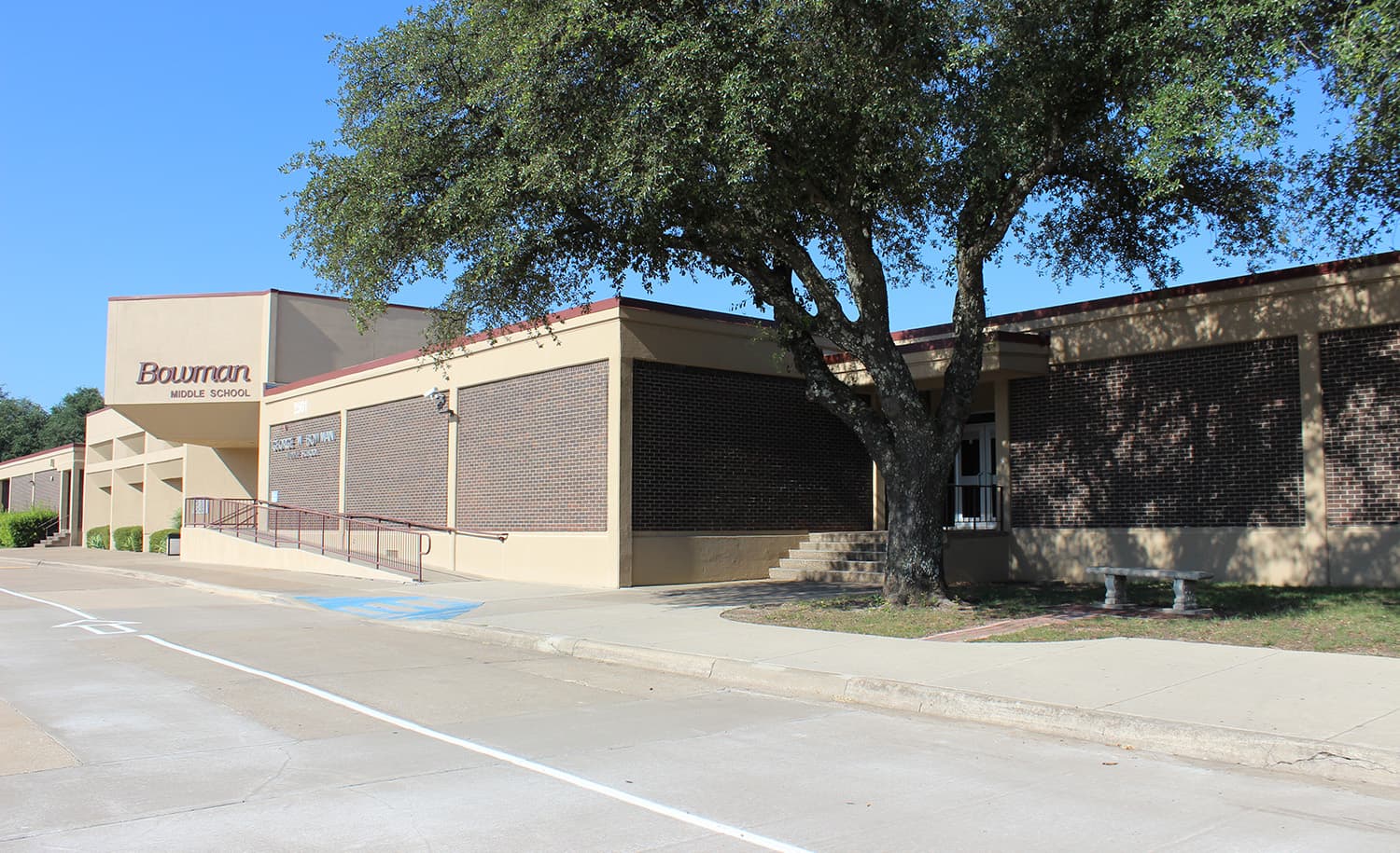 Bowman Middle School pickleball courts