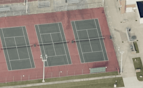 Brownsburg High School pickleball courts