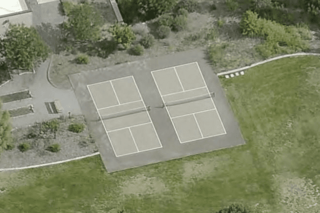 Draper Senior Center pickleball courts