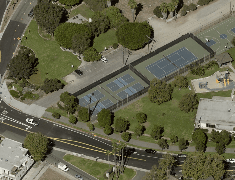 Marina Park Seal Beach pickleball courts