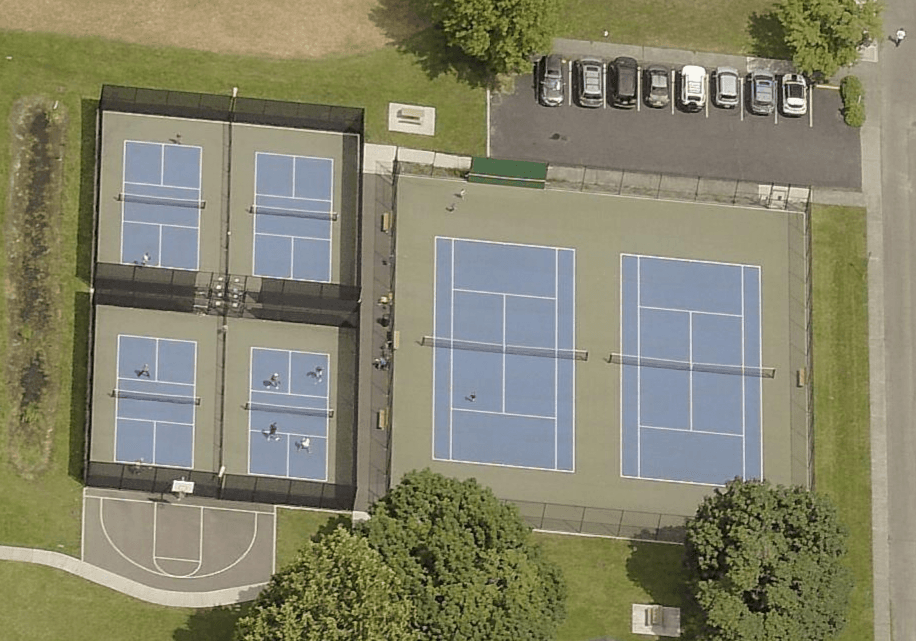 Woodruff Park pickleball courts