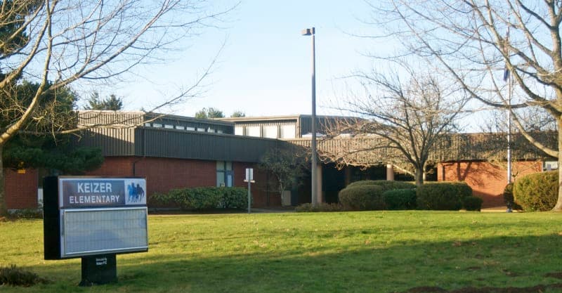 Keizer Elementary School pickleball courts