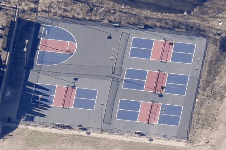 Cramer Mountain Club pickleball courts