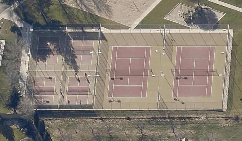 Burgess Park pickleball courts