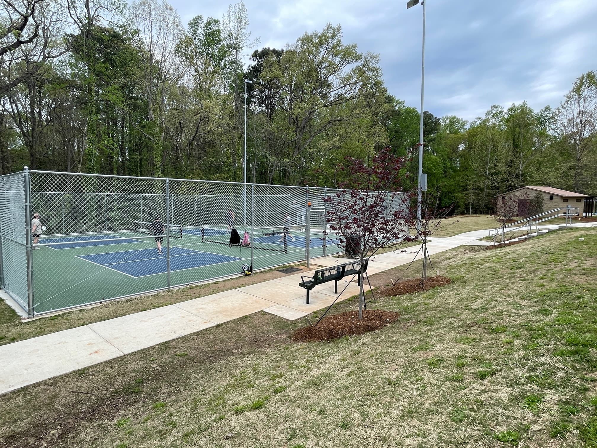 Walnut Street Park pickleball courts