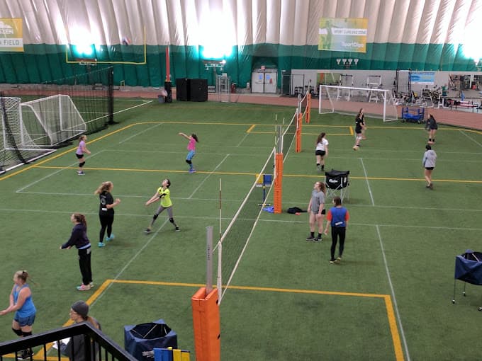 The Alaska Dome pickleball courts