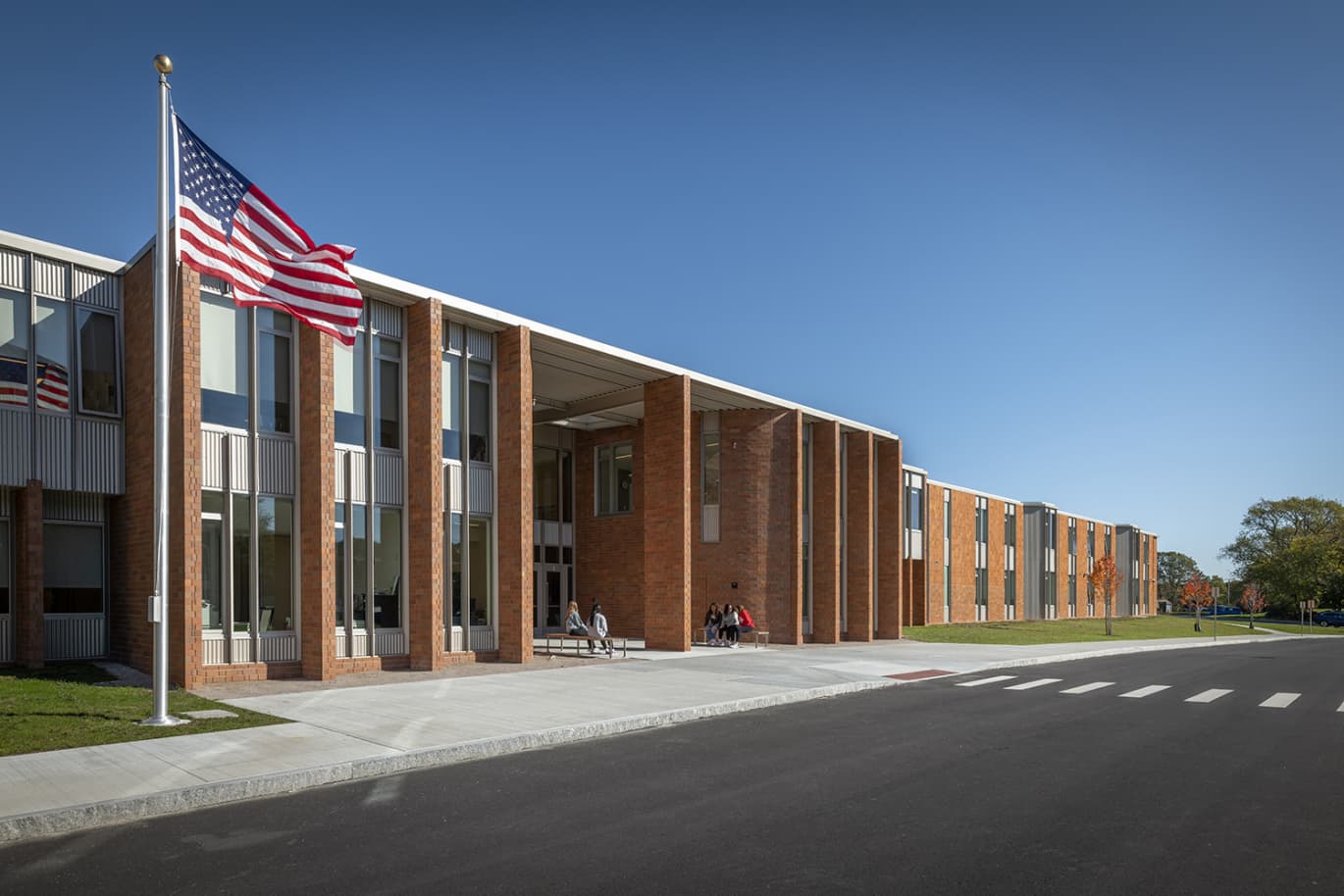 Westport Middle/High School pickleball courts