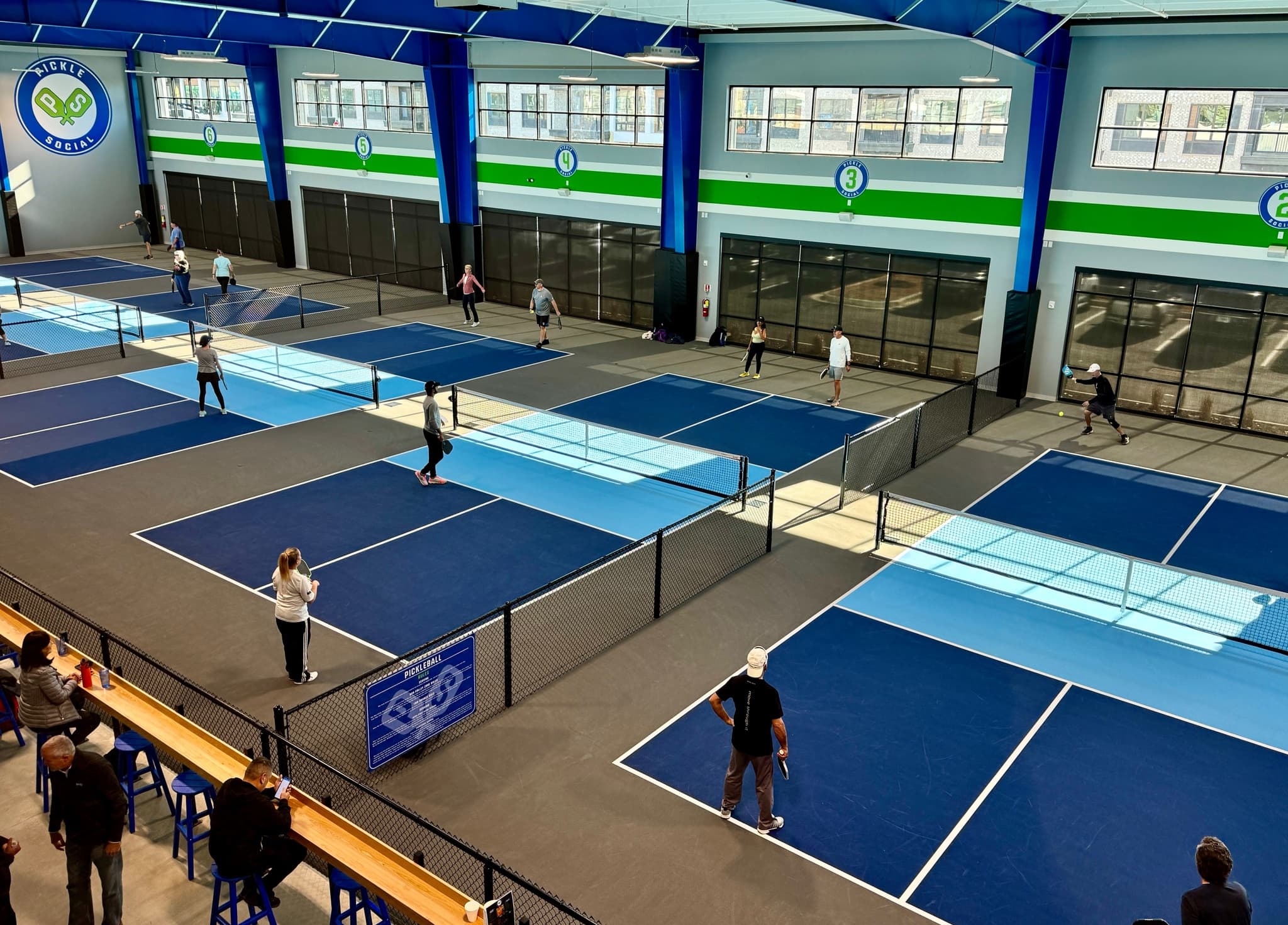 Pickle and Social pickleball courts