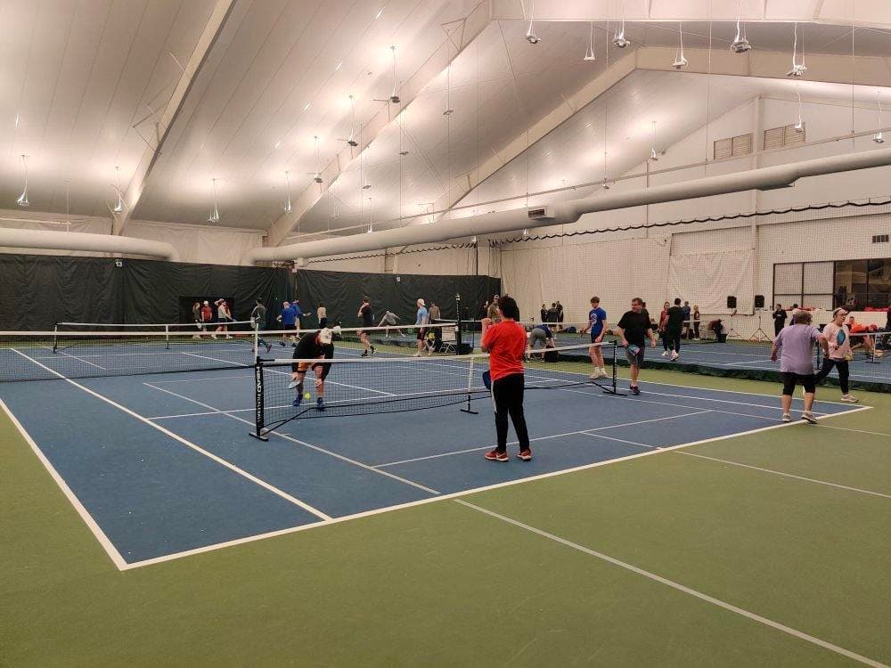 Overland Park Racquet Club pickleball courts